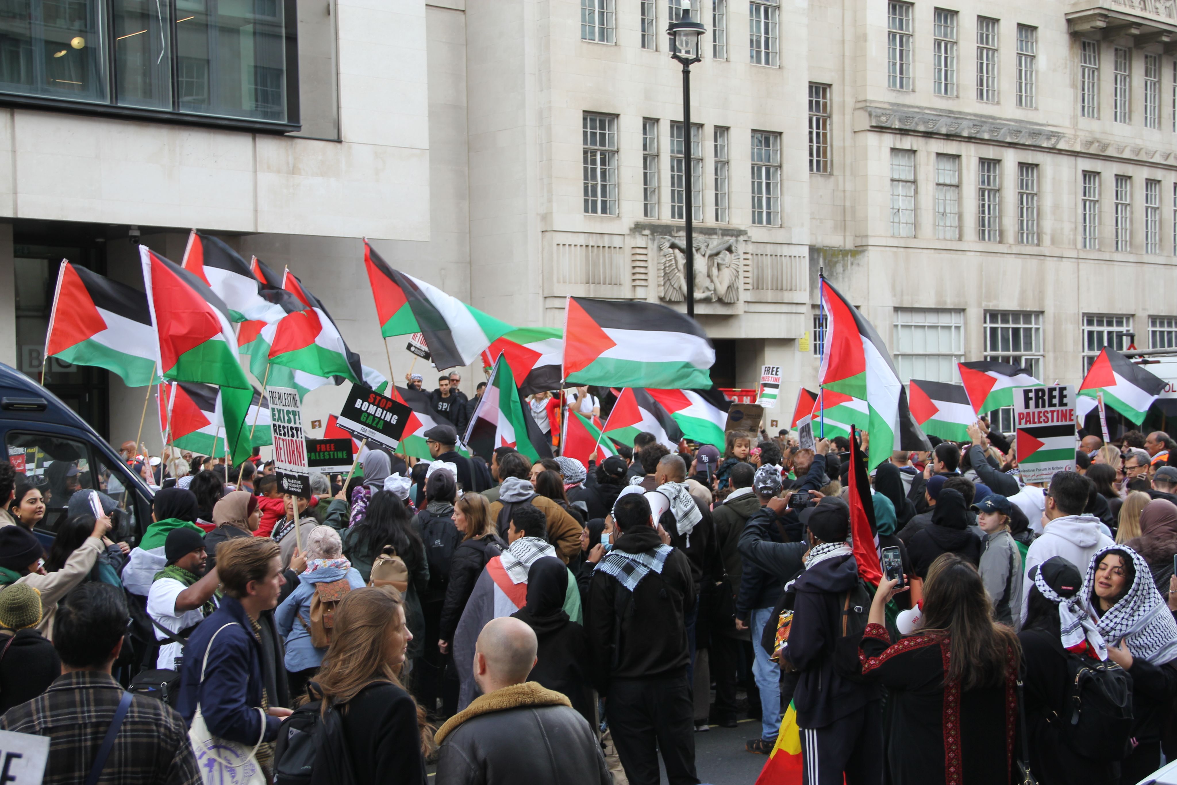 The London Palestine Protests in Pictures